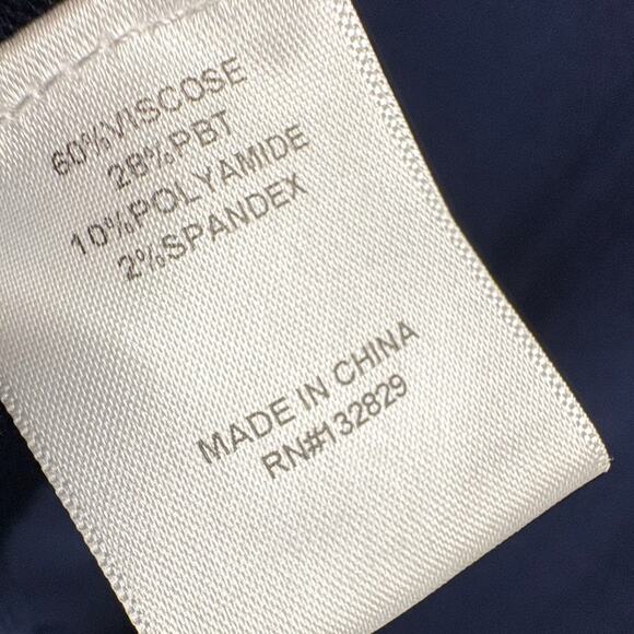 GRLFRND Florrie Navy Blue Ribbed Midi Dress with Short Sleeves XXS - Picture 6 of 12